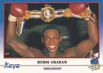 1991 Kayo #186 Herol Graham Front