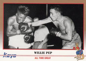 1991 Kayo #035 Willie Pep Front