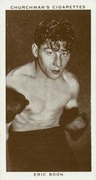 1938 Churchman's Boxing Personalities #5 Eric Boon Front