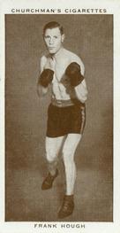 1938 Churchman's Boxing Personalities #19 Frank Hough Front