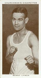 1938 Churchman's Boxing Personalities #27 Benny Lynch Front