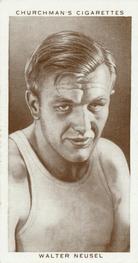 1938 Churchman's Boxing Personalities #31 Walter Neusel Front
