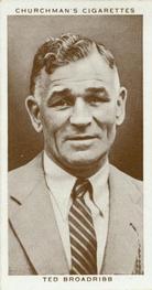 1938 Churchman's Boxing Personalities #45 Ted Broadribb Front