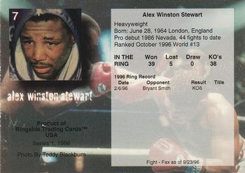 1996 Ringside #7 Alex Stewart Back