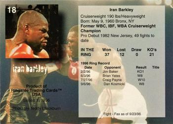 1996 Ringside #18 Iran Barkley Back