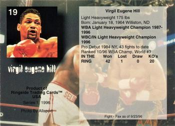 1996 Ringside #19 Virgil Hill Back
