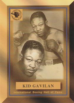 1996 Ringside - International Hall of Fame #8 Kid Gavilan Front