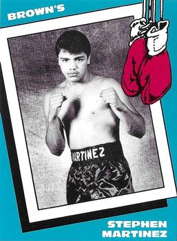 1990 Brown's #39 Stephen Martinez Front