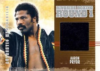 2010 Ringside Boxing Round One - Authentic Memorabilia Silver #AM-01 Aaron Pryor Front