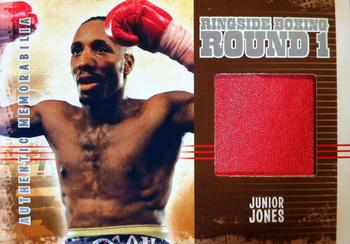 2010 Ringside Boxing Round One - Authentic Memorabilia Silver #AM-06 Junior Jones Front