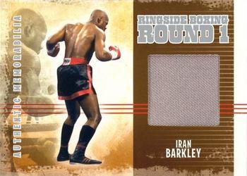 2010 Ringside Boxing Round One - Authentic Memorabilia Silver #AM-09 Iran Barkley Front