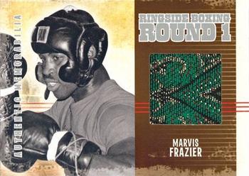 2010 Ringside Boxing Round One - Authentic Memorabilia Silver #AM-16 Marvis Frazier Front