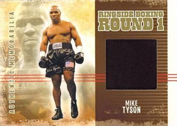 2010 Ringside Boxing Round One - Authentic Memorabilia Gold #AM18 Mike Tyson Front