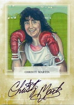 2010 Ringside Boxing Round One - Autographs Gold #ACM1 Christy Martin Front