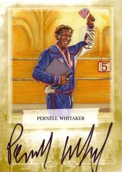 2010 Ringside Boxing Round One - Autographs Gold #APW2 Pernell Whitaker Front