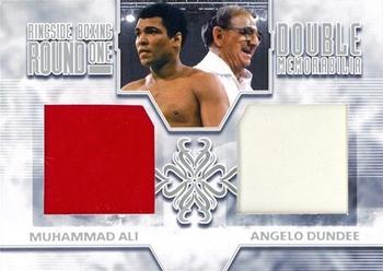 2010 Ringside Boxing Round One - Double Memorabilia Silver #DM4 Muhammad Ali / Angelo Dundee Front