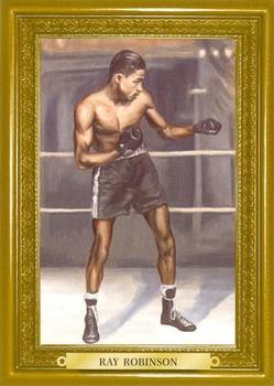2010 Ringside Boxing Round One - Turkey Red Gold #82 Sugar Ray Robinson Front