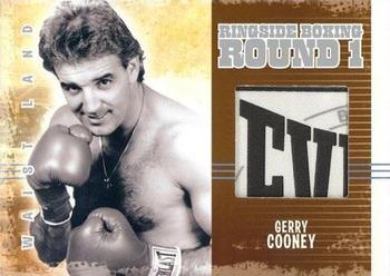 2010 Ringside Boxing Round One - Waist Land Silver #WL1 Gerry Cooney Front