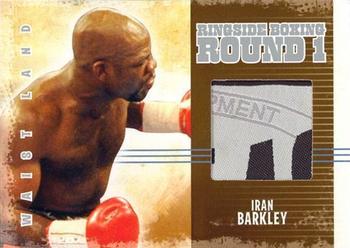 2010 Ringside Boxing Round One - Waist Land Silver #WL2 Iran Barkley Front
