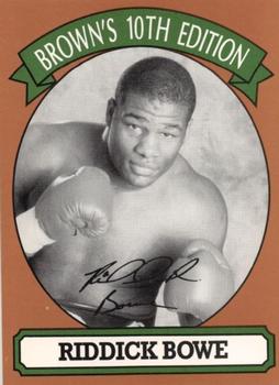1994 Brown's #4 Riddick Bowe Front