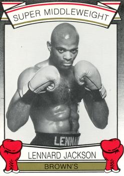 1992 Brown's #28 Lennard Jackson Front