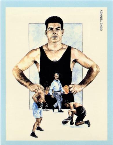 1991 Victoria Gallery Heavyweights (Red Back) #4 Gene Tunney Front