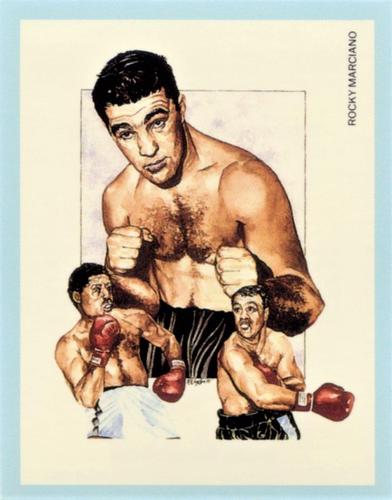 1991 Victoria Gallery Heavyweights (Red Back) #9 Rocky Marciano Front