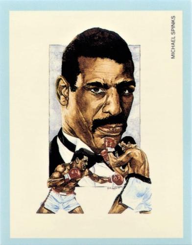1991 Victoria Gallery Heavyweights (Red Back) #17 Michael Spinks Front