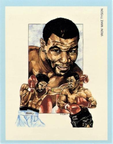 1991 Victoria Gallery Heavyweights (Red Back) #20 Mike Tyson Front