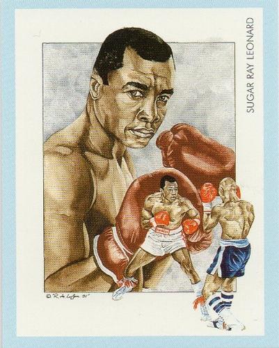 1991 Victoria Gallery Middleweights #11 Sugar Ray Leonard Front