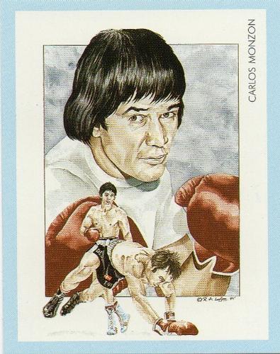 1991 Victoria Gallery Middleweights #17 Carlos Monzon Front