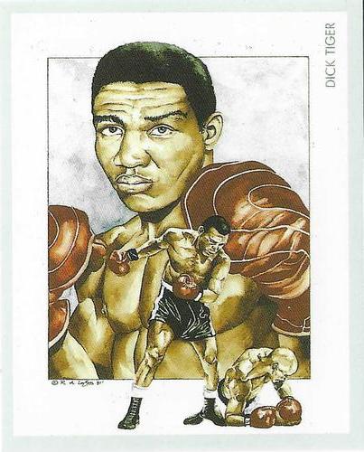 1991 Victoria Gallery Middleweights #20 Dick Tiger Front