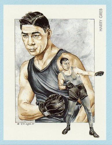1991 Victoria Gallery Middleweights #8 Harry Greb Front