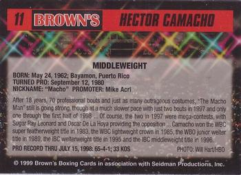 1999 Brown's #11 Hector Camacho Back