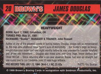1999 Brown's #20 Buster Douglas Back