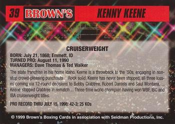 1999 Brown's #39 Kenny Keene Back