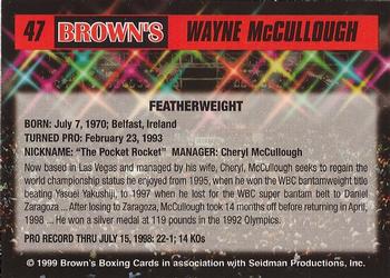 1999 Brown's #47 Wayne Mccullough Back