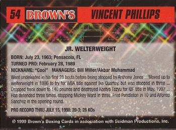 1999 Brown's #54 Vince Phillips Back