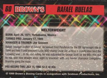 1999 Brown's #60 Rafael Ruelas Back