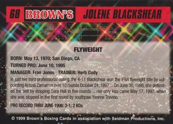 1999 Brown's #68 Jolene Blackshear Back