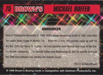 1999 Brown's #75 Michael Buffer Back