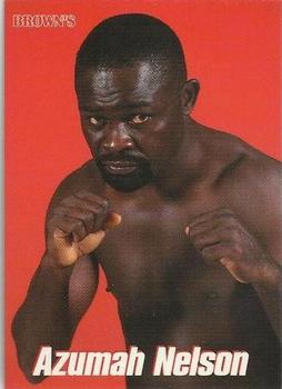 1999 Brown's #52 Azumah Nelson Front