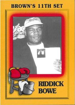 1997 Brown's #7 Riddick Bowe Front