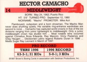 1997 Brown's #14 Hector Camacho Back