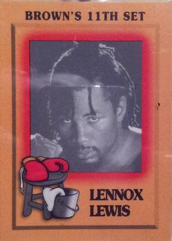 1997 Brown's #47 Lennox Lewis Front