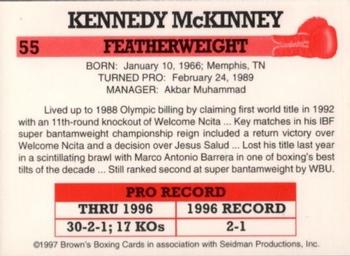1997 Brown's #55 Kennedy McKinney Back