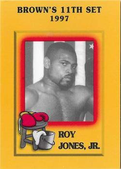 1997 Brown's #NNO Roy Jones, Jr. Front
