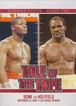 2011 Ringside Boxing Round Two #147 Riddick Bowe/Evander Holyfield Front