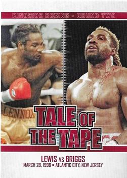 2011 Ringside Boxing Round Two #152 Lennox Lewis/Shannon Briggs Front