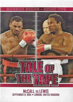 2011 Ringside Boxing Round Two #156 Oliver McCall/Lennox Lewis Front
